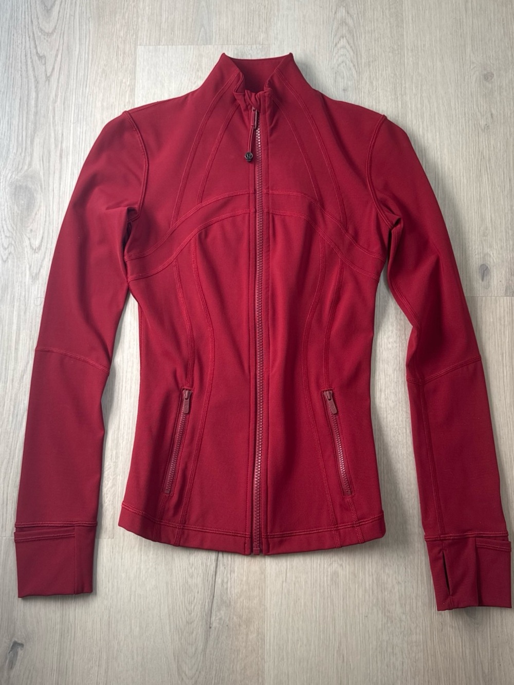 lululemon athletica Deep Red Define Jacket Zip-Up Jacket